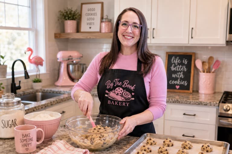 Meg in the kitchen
